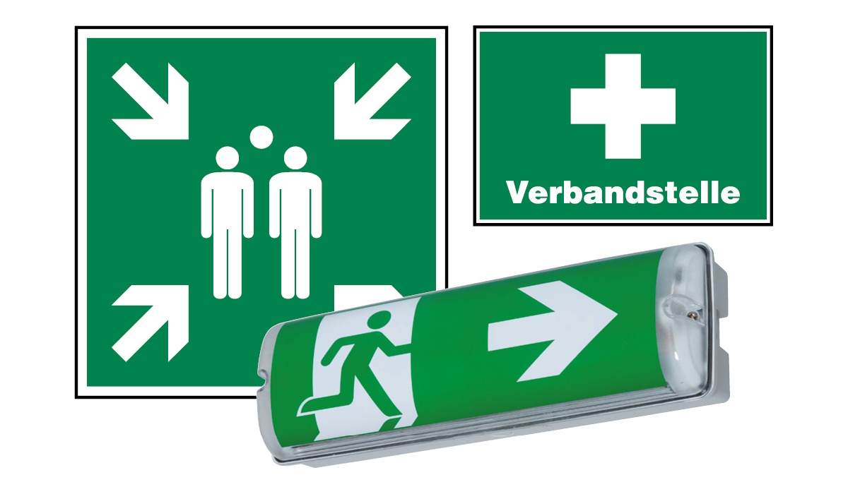 Erfahren Sie hier mehr über Rettungszeichen.